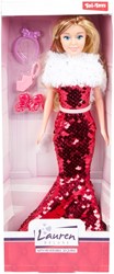 Muñeca adolescente LAUREN -Gala- lentejuelas reversibles 3 surtidos