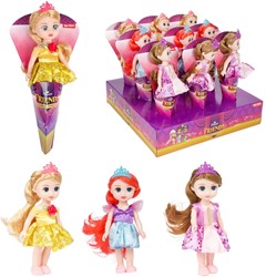 Poupée PRINCESS FRIENDS -Princess Pretty- 16cm 3 assortis