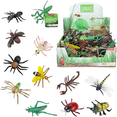 ANIMAL WORLD Insect_spin -Grote Griezel- 12 assorti