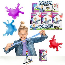 KIDSCOVERY Set -Own Slime- crea slime (fai-da-te) 3 assortimenti in esposizione