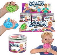 KIDSCOVERY Maak een knijpbal in net (diy) 4 assortie