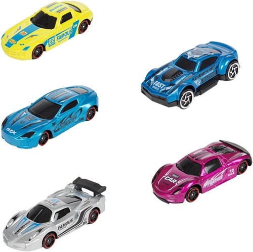 METAL Rally (race) auto -Classic- metaal -5st 3 assorti-2