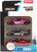 METAL Rally (race) auto -Classic- 3st 6 assorti-2
