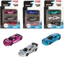 METAL Rally (race) auto -Classic- 3st 6 assorti