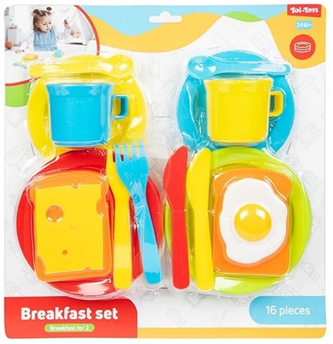 HOME_FOOD Set -Ontbijt- 16 delig met onder andere 2x bord & beker
