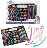 Set -Versier je Haar- kralen+haarlokken+kam