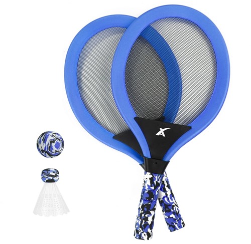 ADRENIX Soft tennis -2x racket+bal+shuttle 4 assorti-3