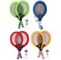ADRENIX Soft tennis -2x racket+bal+shuttle 4 assorti