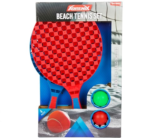 ADRENIX Tenis de playa - Damas - 2x raqueta + 2x pelota