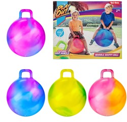 PLAY OUT Skippybal -Marble- 45cm 4 assorti