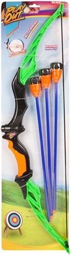 PLAY OUT Set -Long Range- boog met 3x pijl 2 assorti-2