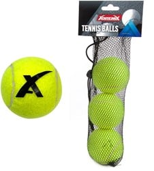 ADRENIX Tennisballen -3st in hersluitbaar net