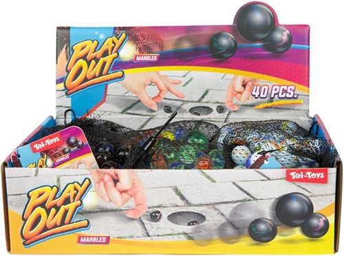 PLAY OUT Knikkers -Armedo- 230gr in net 5 assortis(12 in display)-2