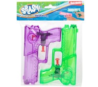 SPLASH Transparant waterpistool -2st in zak 2 assorti-2