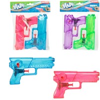 SPLASH Transparant waterpistool -2st in zak 2 assorti