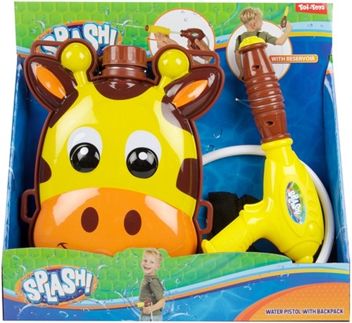 SPLASH Waterpistool met rugzakreservoir 2 assorti-3