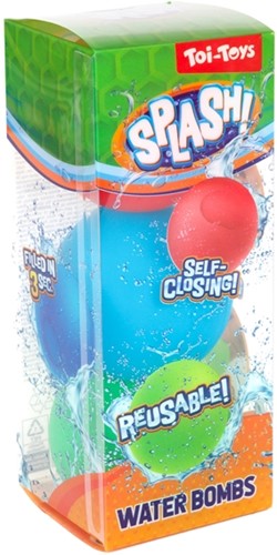 SPLASH Waterballon -herbruikbaar+zelfsluitend-3st+-2