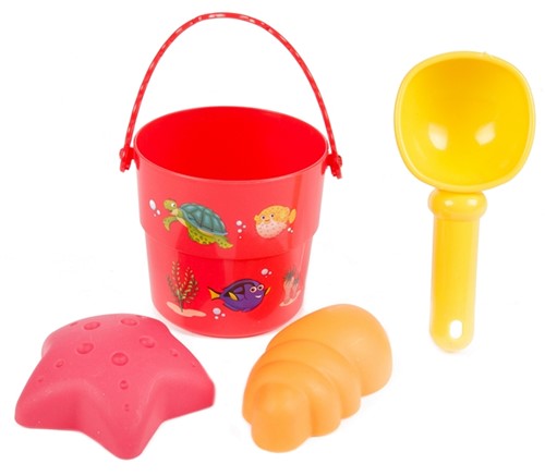 PLAY OUT Mini strandset-emmer+schepje+2x vorm 3 assorti-3