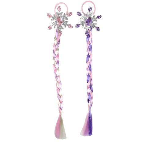 AMICHE PRINCIPESSE Treccia per capelli su elastici 2 assortiti-3