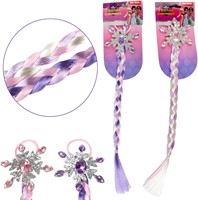 PRINCESS FRIENDS Hair braid on elastic 2 assorted