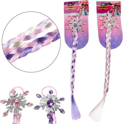 PRINCESS FRIENDS Hair braid on elastic 2 assorted