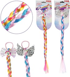 DREAM HORSE Treccia per capelli su elastico 2 assortiti