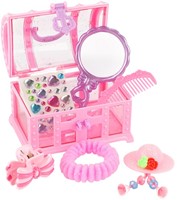 GLAMOUR&SHINE Beautyset in schatkist in display (9) 9,5x11,5x8,5cm.-3