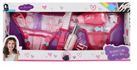 GLAMOUR&SHINE Set parrucchiere in marsupio + asciugacapelli vero 7x47,5x22cm.-2