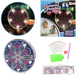 Diamond Painting Lamp Mandala (diy) 15x15cm