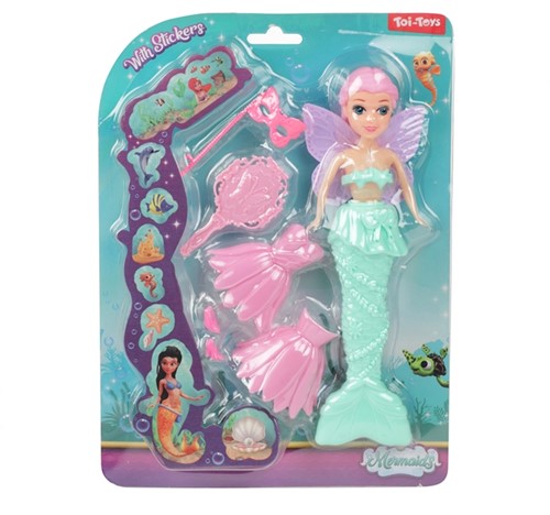 MERMAIDS Zeemeermin_Pop 21cm -Dress up- met accessoires 2 assorti-3