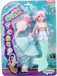 MERMAIDS Mermaid_Doll 21cm -Dress up- avec accessoires 2 assortis
