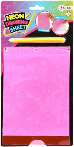 Magisch krabbel_tekenvel A5 -neon-2