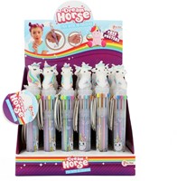 DREAM HORSE Pen -Eenhoorn- mt10 kleuren 4 assorti(36 in display)-2