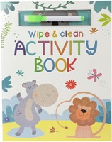 Herbruikbaar activiteitenboek -Wild Dier- met pen