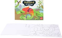 Kleurboek -Wilde Dieren Post- ansichtkaarten 20st