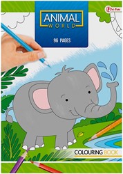ANIMAL WORLD Super kleurboek -Wilde dieren- 96blz