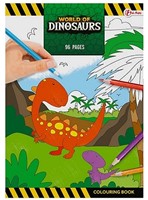 WORLD OF DINOSAURS Super kleurboek -96 bladzijden