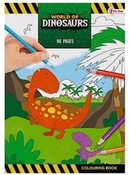 WORLD OF DINOSAURS Super kleurboek -96 bladzijden