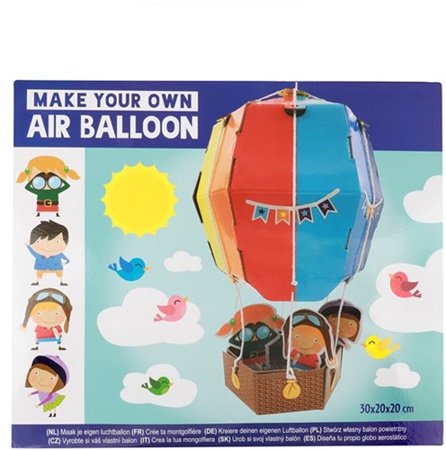 Bouw papieren camping_vistank_luchtballon(diy)3 assorti-3