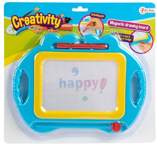 CREATIVITY Tavolo da disegno magnetico incl. 2 penne assortite 25x26,5 cm