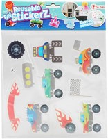 STICKERZ Herbruikbare gel raamstickers 3 assorti-2