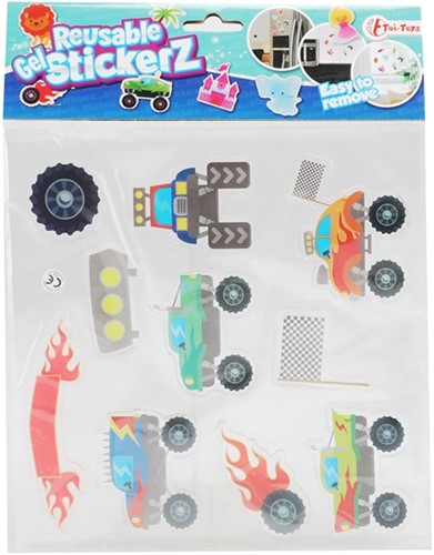 STICKERZ Herbruikbare gel raamstickers 3 assorti-2