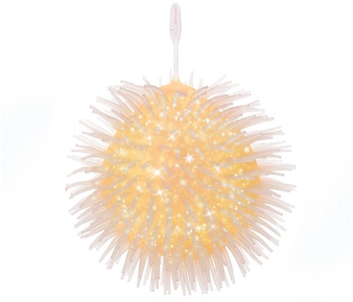 PUFFERZ Pufferbal SuperGlitter 12cm 6 assorti 17x17x17cm.-3