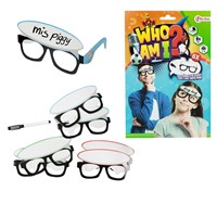 GAMES Spel-Wie Ben Ik-6x herbruikbare bril+stift