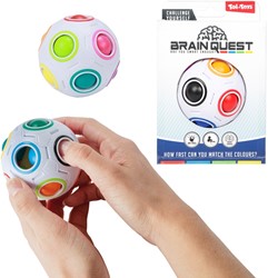 BRAIN QUEST Magischer Puzzleball -Color Match- 7cm