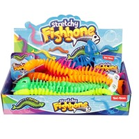 FUN Visgraat -Flex- 24cm -rekbaar tot 1m 6 assorti(12 in display-2
