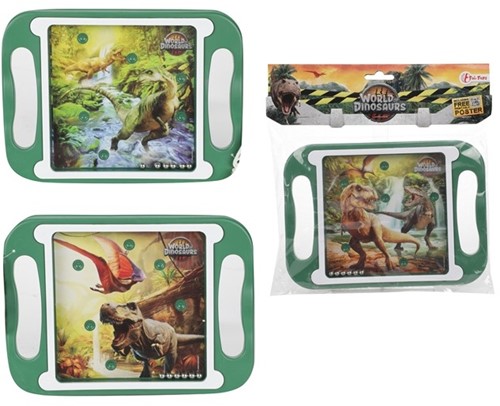 WORLD OF DINOSAURS Geduldspel puzzel Balance 3 assorti 1,5x22x22,5cm.