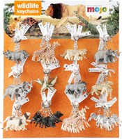 MOJO Keychain -Safaridier- 10 assorted (72DB)-2