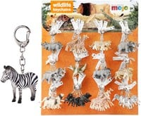 MOJO Sleutelhanger -Safaridier- 10 assorti(72DB)