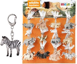 MOJO Sleutelhanger -Safaridier- 10 assorti(72DB)